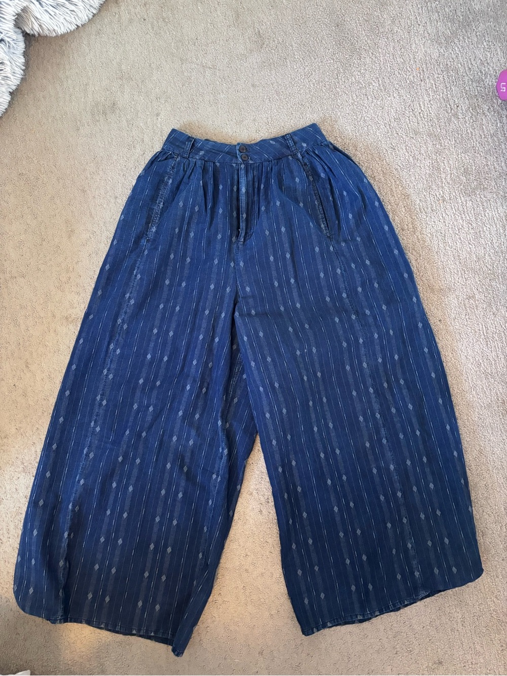 AG Hadley high-rise pleated cotton jeans size 28 - Picture 2 of 5